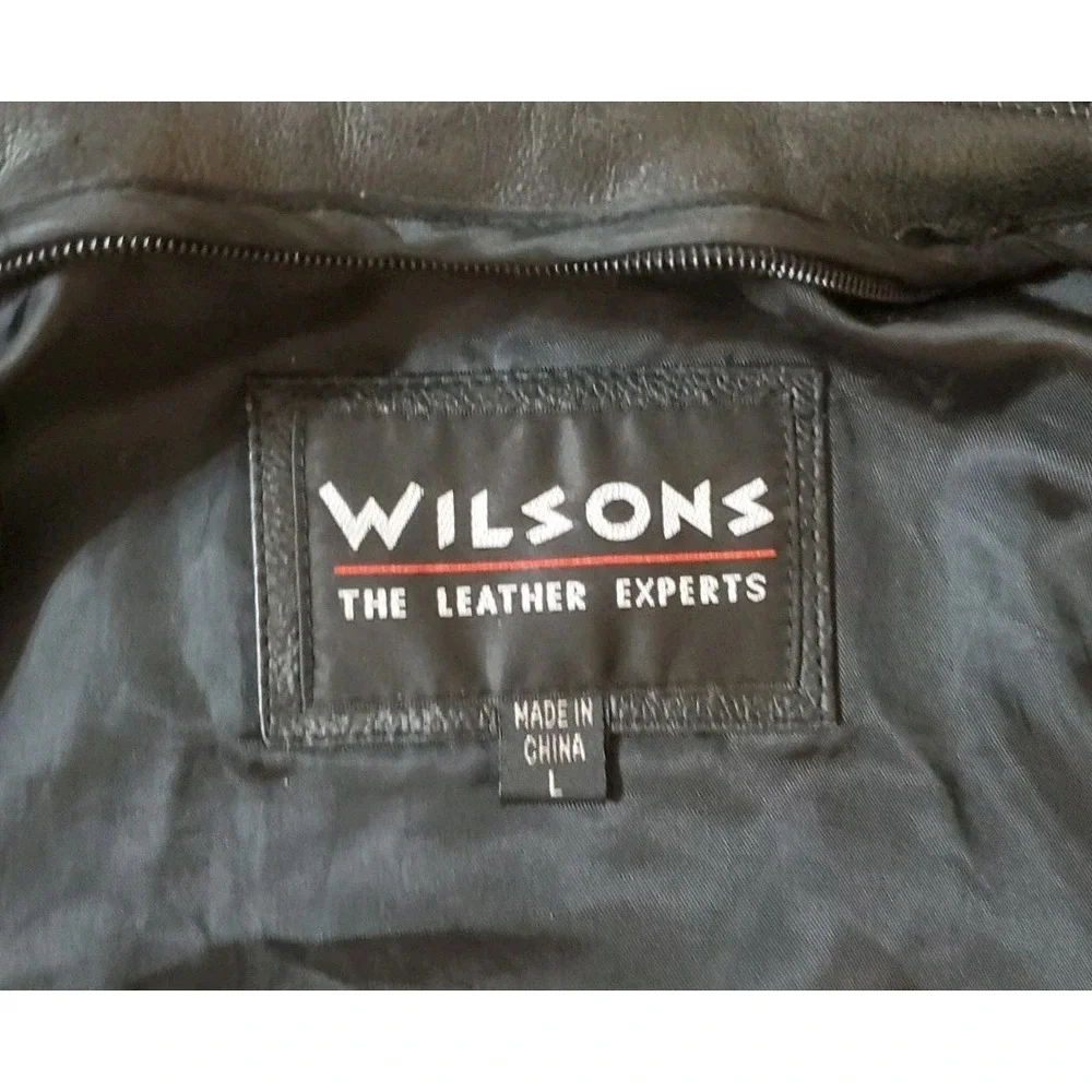 Wilsons Thinsulate‎ Ultra Insulated Leather Jacket MISSING Liner & Belt Mens L